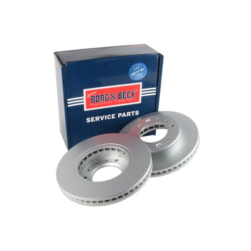 Borg & Beck 2 x Vented Front Brake Discs BBD5403