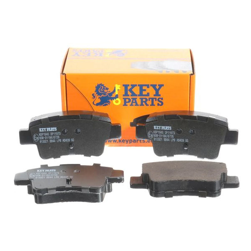 Key Parts 4 x Rear Brake Pad Set KBP1946