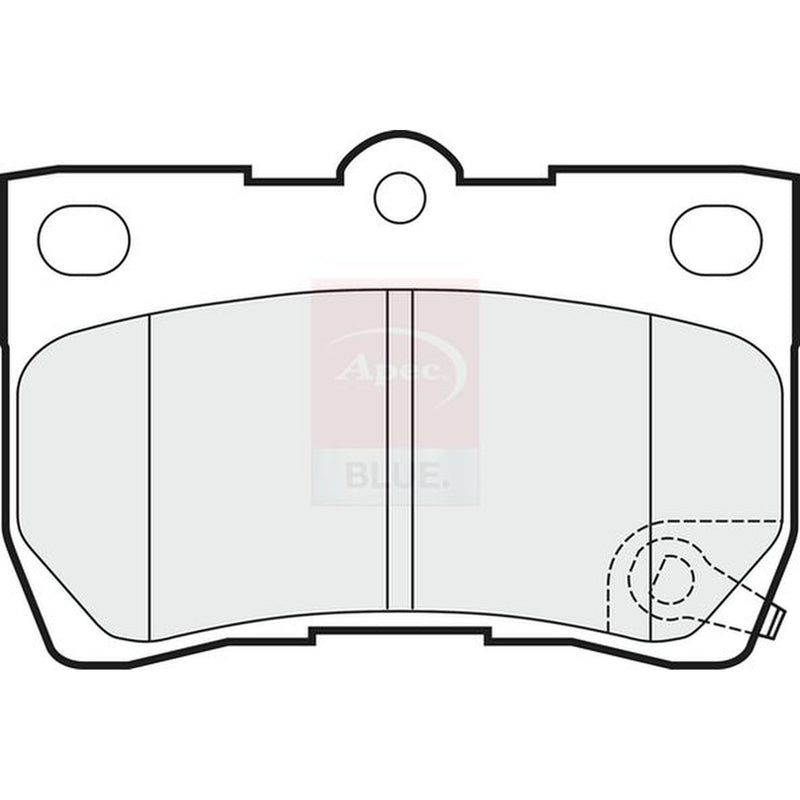 Apec Rear Brake Pad Set PD3335