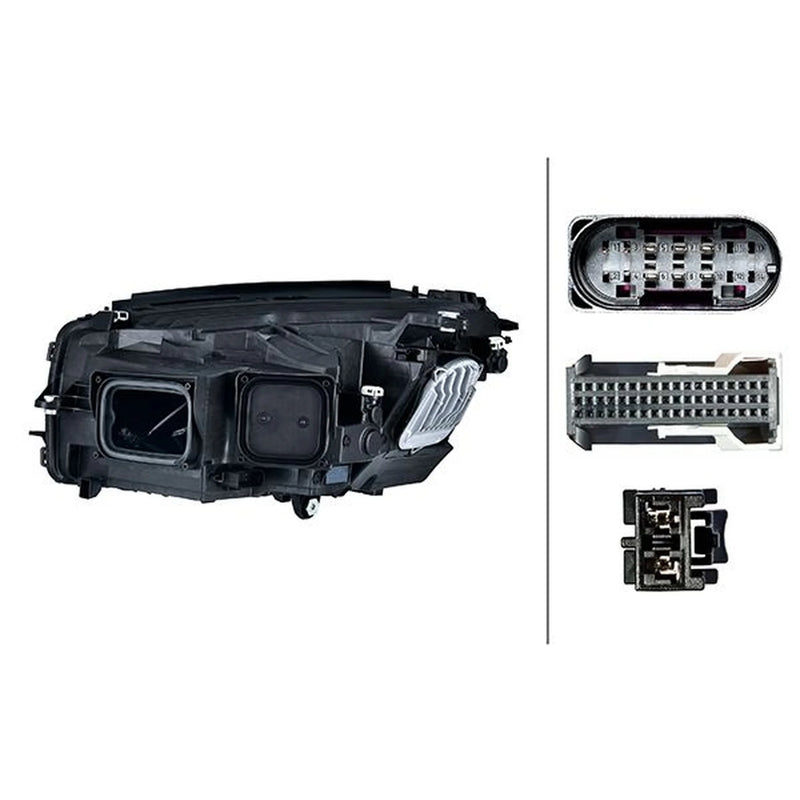 Hella Headlight Headlamp LED Right 1LX 354 877-201