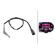 Hella Exhaust Gas Temperature Sensor before exhaust turbocharger 6PT 358 226-161