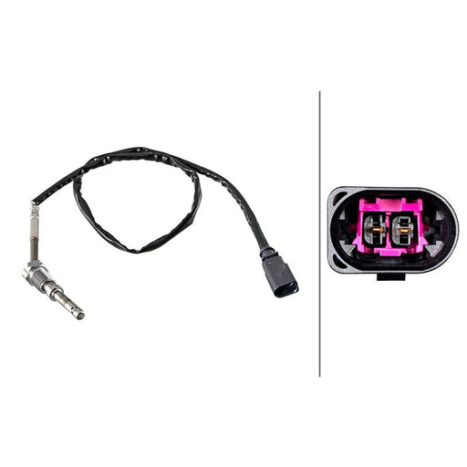 Hella Exhaust Gas Temperature Sensor before exhaust turbocharger 6PT 358 226-161