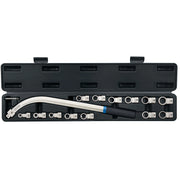 Draper Belt Tensioner Wrench Set 15 Piece with Interchangeable Heads