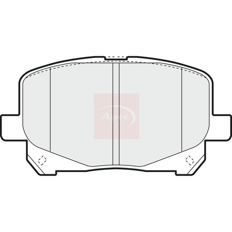 Apec Front Brake Pad Set PAD1212