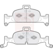 Apec Front Brake Pad Set PAD2133B