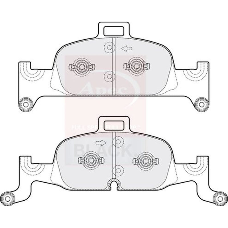 Apec Front Brake Pad Set PAD2133B