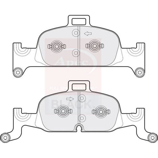 Apec Front Brake Pad Set PAD2133B