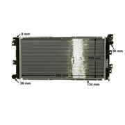 Mahle Engine Radiator CR 205 000S