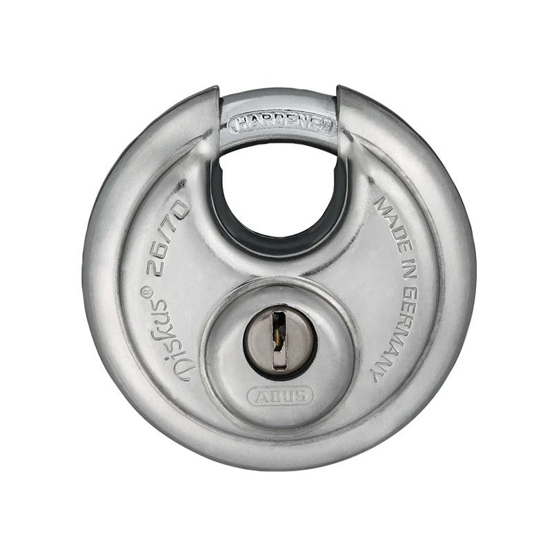 ABUS Mechanical 26/ Diskus® Padlock Carded 70-80mm