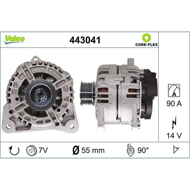 Valeo Car Alternator 12V 443041