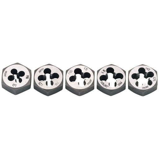 Draper Metric Hexagon Die Nut Set (5 Piece) 79198 Draper  - Town Parts