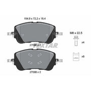 Textar Front Brake Pad Set 2709801