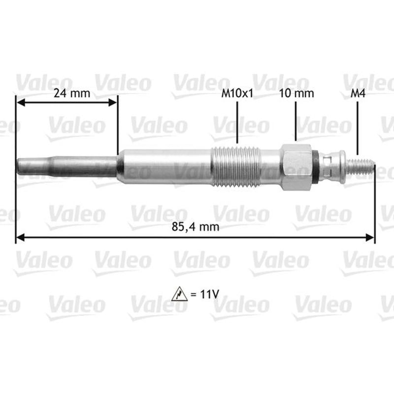 Valeo Diesel Engine Glow Plug 345105