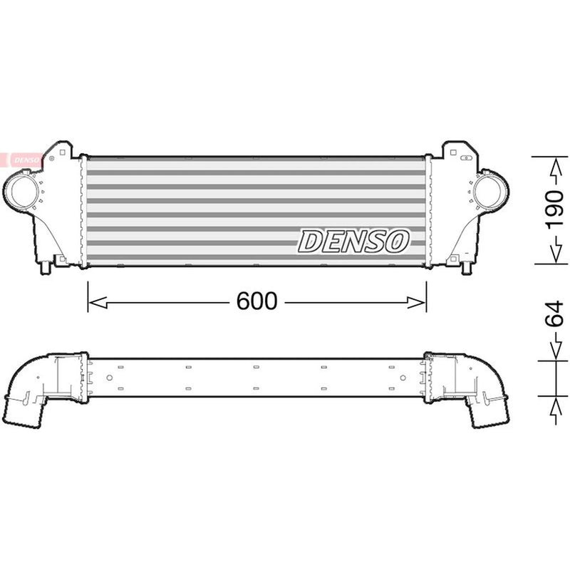 Denso Intercooler (Charge Air Cooler) DIT12005
