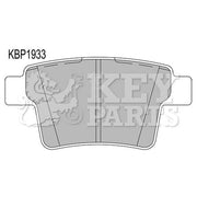 Key Parts 4 x Rear Brake Pad Set KBP1933