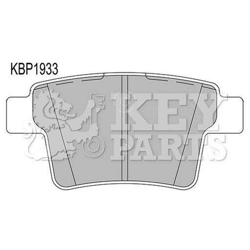 Key Parts 4 x Rear Brake Pad Set KBP1933