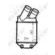 NRF Intercooler (Charge Air Cooler) 30832