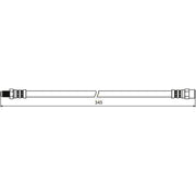 NAPA Brake Hydraulic Hose Line Rear NBH1157