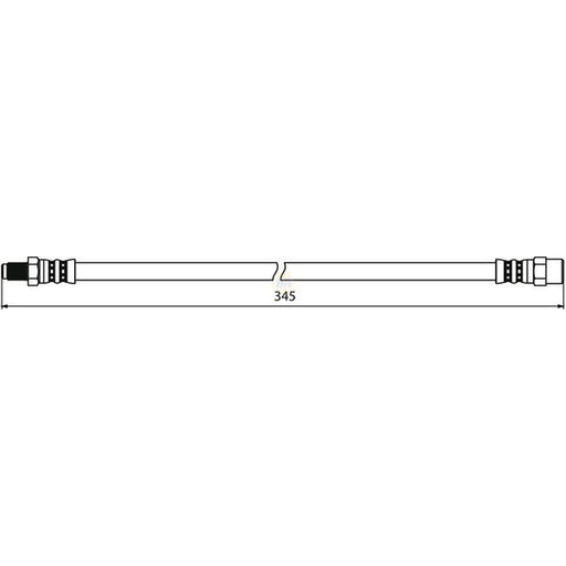 NAPA Brake Hydraulic Hose Line Rear NBH1157