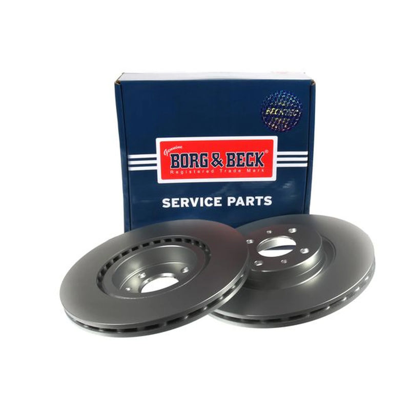 Borg & Beck 2 x Vented Front Brake Discs BBD4056