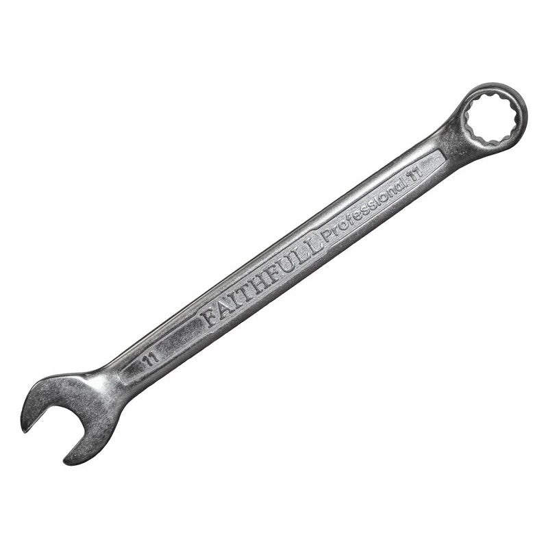 Faithfull Combination Spanner CV Satin Finish (group 1) 6-25mm
