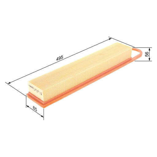 Genuine Bosch Car Air Filter S0115 Fits Citroen Ds3 Vti - 1.6 - 10-15 F026400115 Bosch  - Town Parts