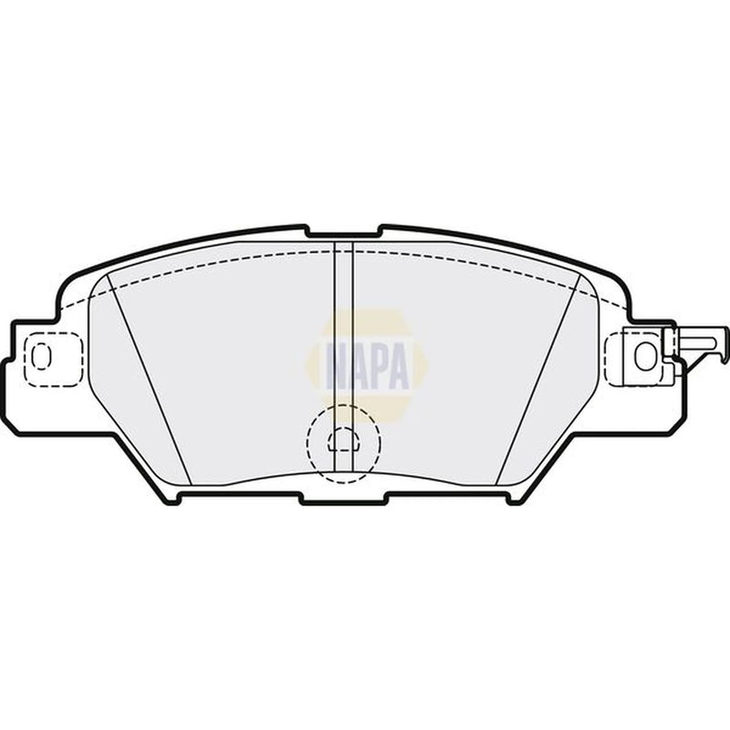 NAPA Rear Brake Pad Set NBP1640