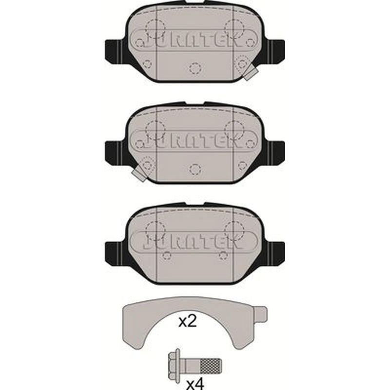 Juratek Rear Brake Pad Set JCP4464