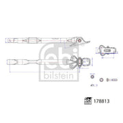 Febi Control/Trailing Arm Lower 178813