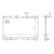 NRF Engine Radiator 550031