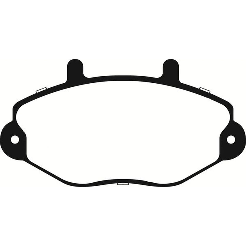 Abtex Front Brake Pad Set PLU701