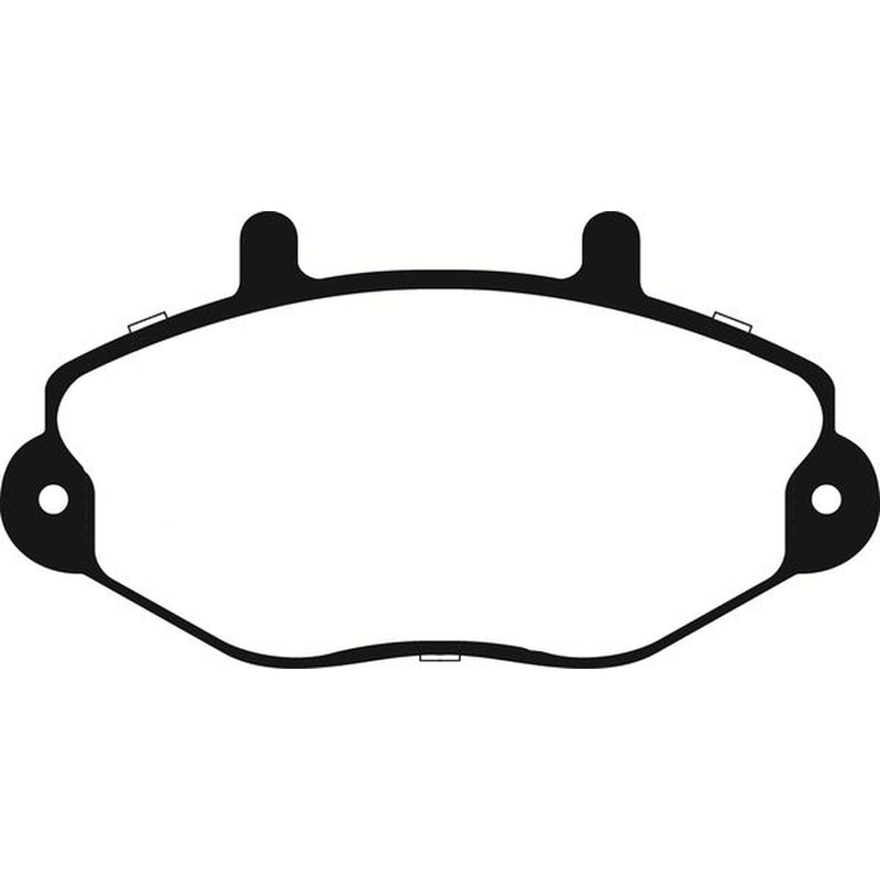 Abtex Front Brake Pad Set PLU701