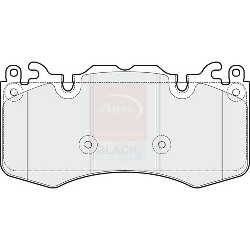 Apec Front Brake Pad Set PAD1737B