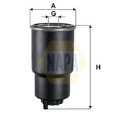 NAPA Fuel Filter Element NFF2233