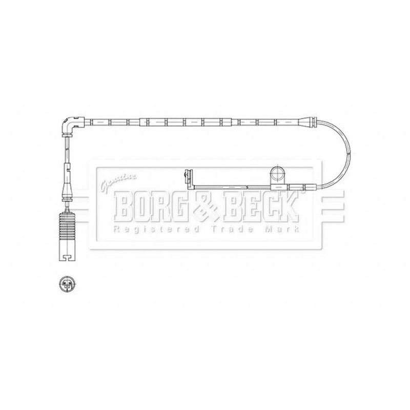 Borg & Beck Brake Pad Wear Sensor Front BWL3211