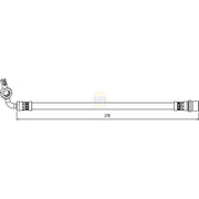 NAPA Brake Hydraulic Hose Line Rear Right NBH1287
