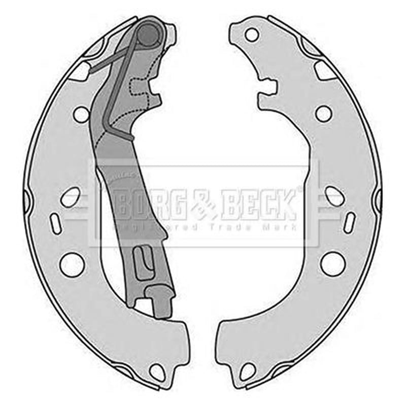 Borg & Beck Brake Shoe Set Axle Kit BBS1151K