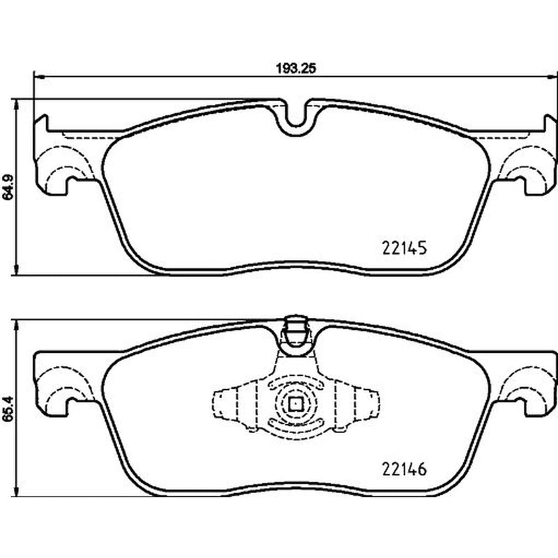 Mintex Front Brake Pad Set MDB3775