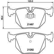 DON Rear Brake Pad Set PCP1180