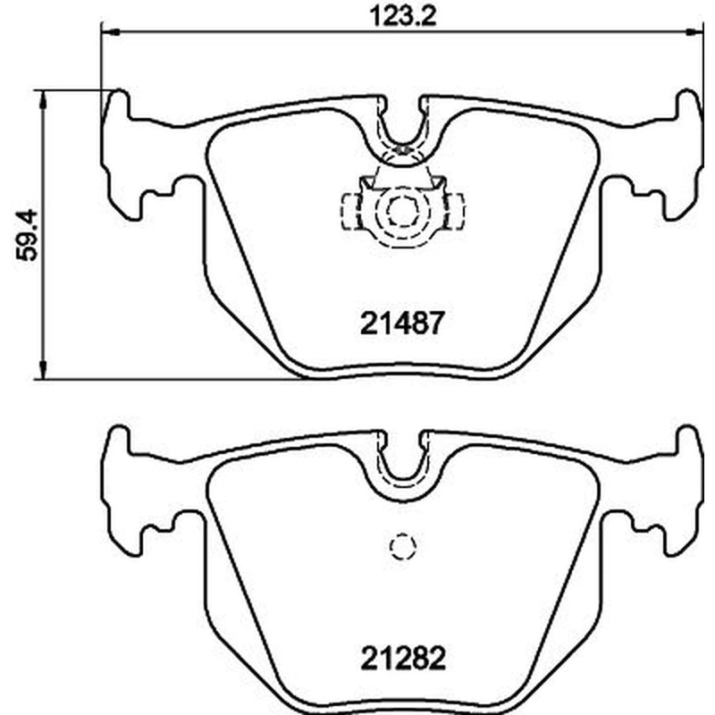 Mintex Rear Brake Pad Set MDB2004