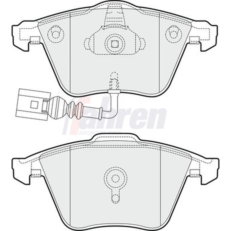 Fahren Front Brake Pad Set FBP3580