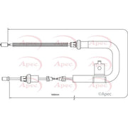Apec Handbrake Cable Right Rear CAB1310