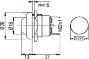 Hella 6JF 001 571-131 Ignition Switch