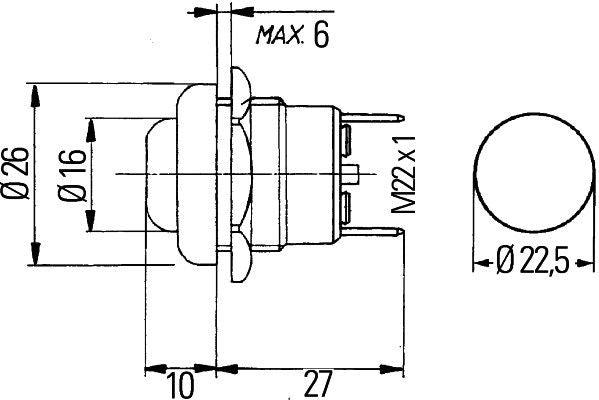 Hella 6JF 001 571-131 Ignition Switch
