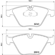 Brembo 4 x Front Brake Pad Set P06081
