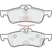 Apec Rear Brake Pad Set PD3372