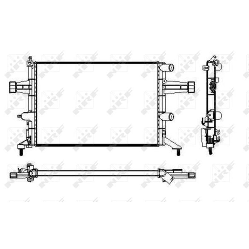 NRF Engine Radiator 53629