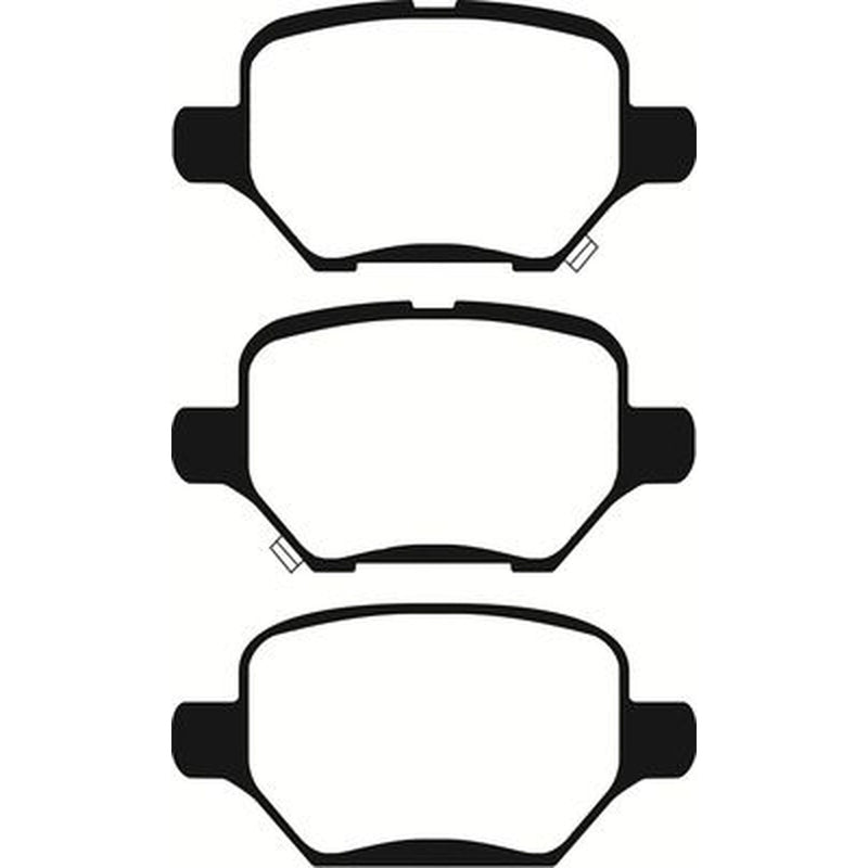 Abtex Rear Brake Pad Set PLU2456