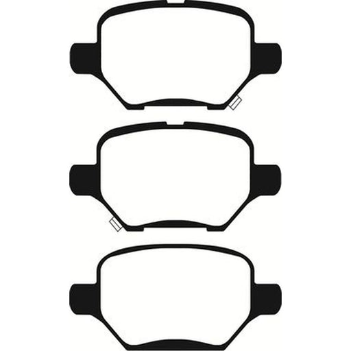 Abtex Rear Brake Pad Set PLU2456