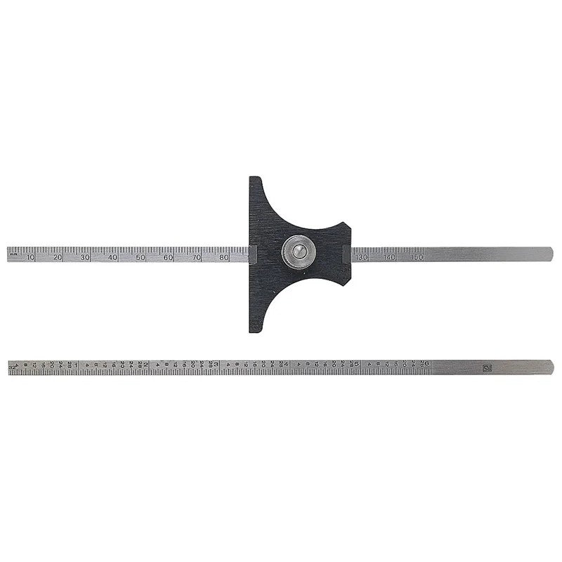 Moore & Wright Reversible Base Depth Gauges Metric 0-150mm - 43M